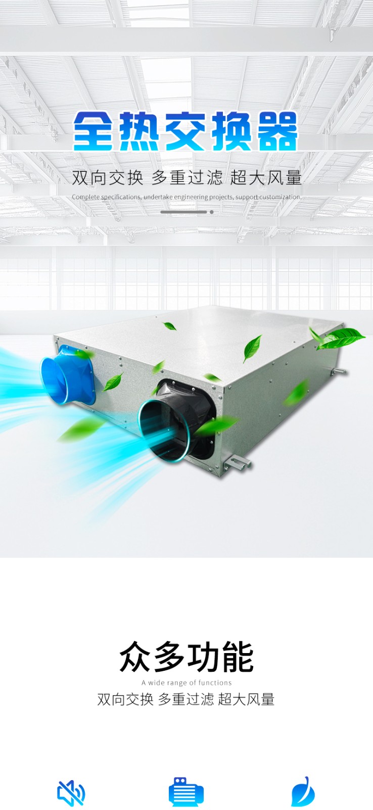 頂開全熱交換器